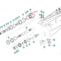 Roulement embase Mercruiser Alpha One 88957T